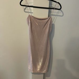 Sparkly pink dress